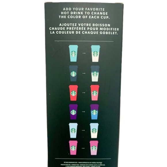 Starbucks Exclusive Valentine's 2023 Color Changing Reusable Hot Cups NIB - Picture 2 of 4